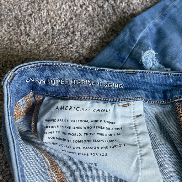 womens american eagle jeans size 14 long - Picture 11 of 11